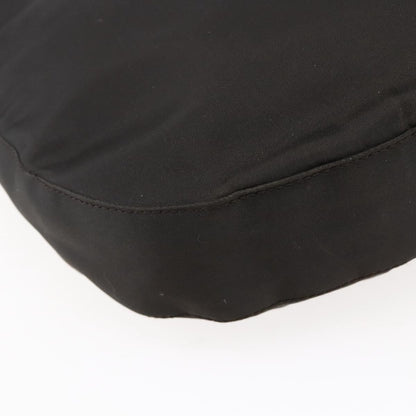 Prada Resin chain shoulder bag Nylon, BROWN, NYLON, Shoulder bag