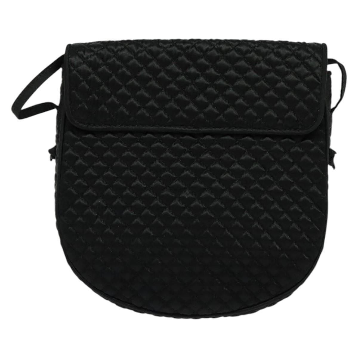 Bottega Veneta Intrecciato Clutch bag Calfskin, BLACK, SATIN, Shoulder bag