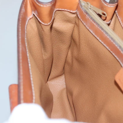 Celine Vintage Convertible Top Handle Bag Macadam Coated Canvas, BROWN, CANVAS, Handbag