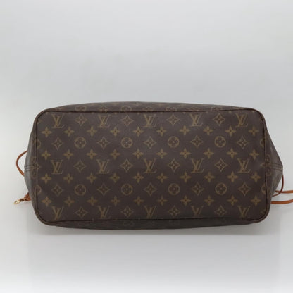 Louis Vuitton Neverfull Tote Monogram Canvas, BROWN, CANVAS, Tote bag