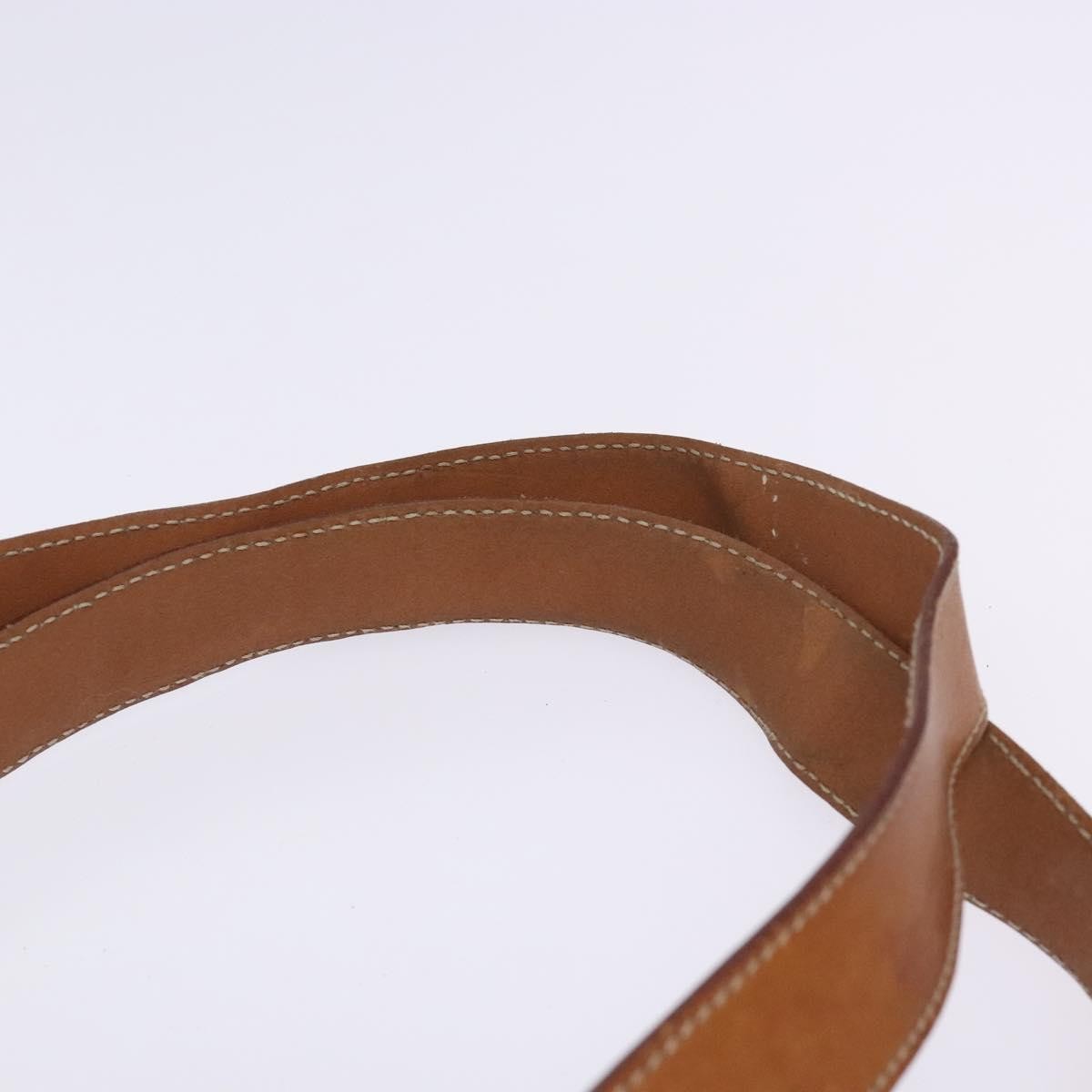 Celine Macadam Handbag Macadam with leather, BROWN, LEATHER, Handbag