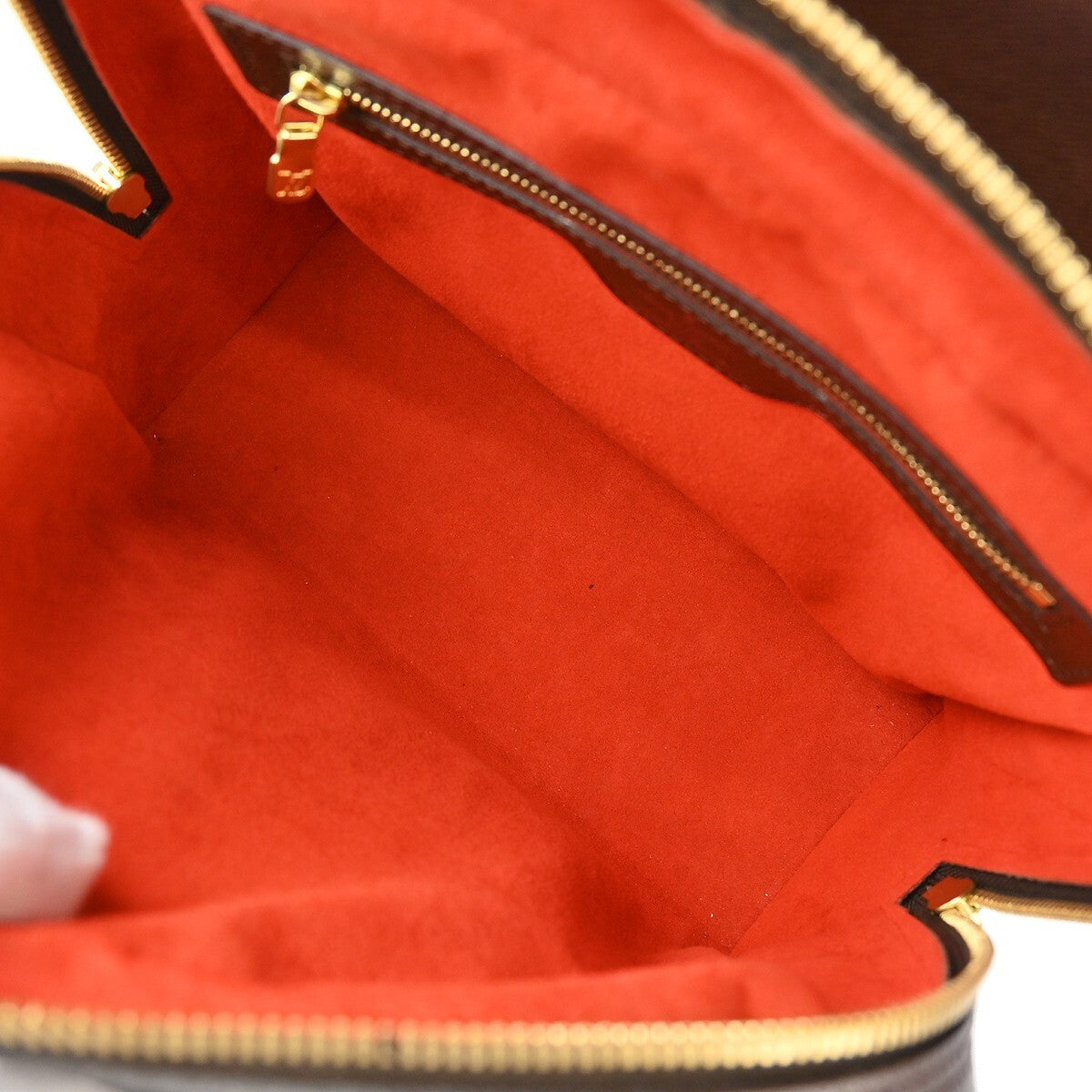 Louis Vuitton Triana Bag Damier, BROWN, CANVAS, Handbag