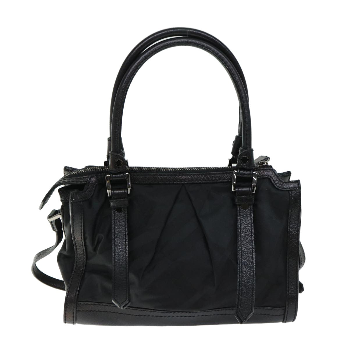 Burberry Vintage Handbag Nylon, BLACK, NYLON, Handbag