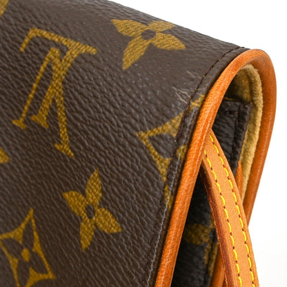 Louis Vuitton Twin Handbag Monogram Canvas, Brown, Canvas, Clutch