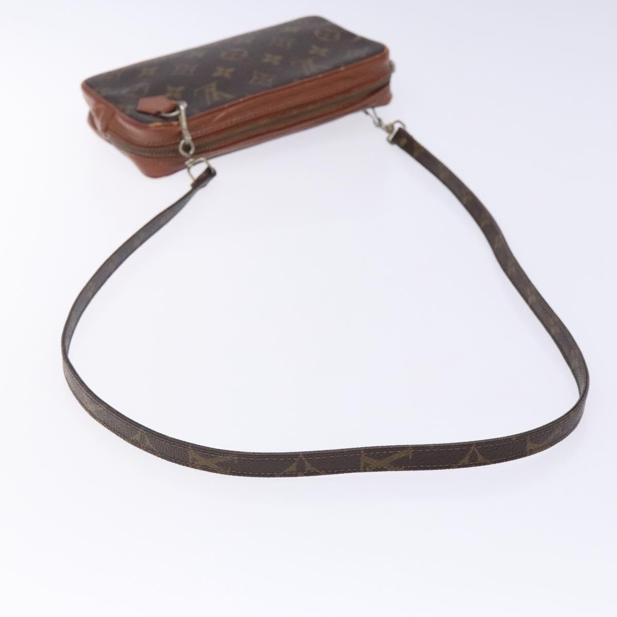 Louis Vuitton Monogram Clutch Monogram Canvas, BROWN, CANVAS, Clutche & pouche