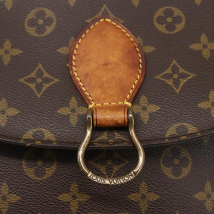 Louis Vuitton Saint Cloud Handbag Monogram Canvas, BROWN, CANVAS, Shoulder bag