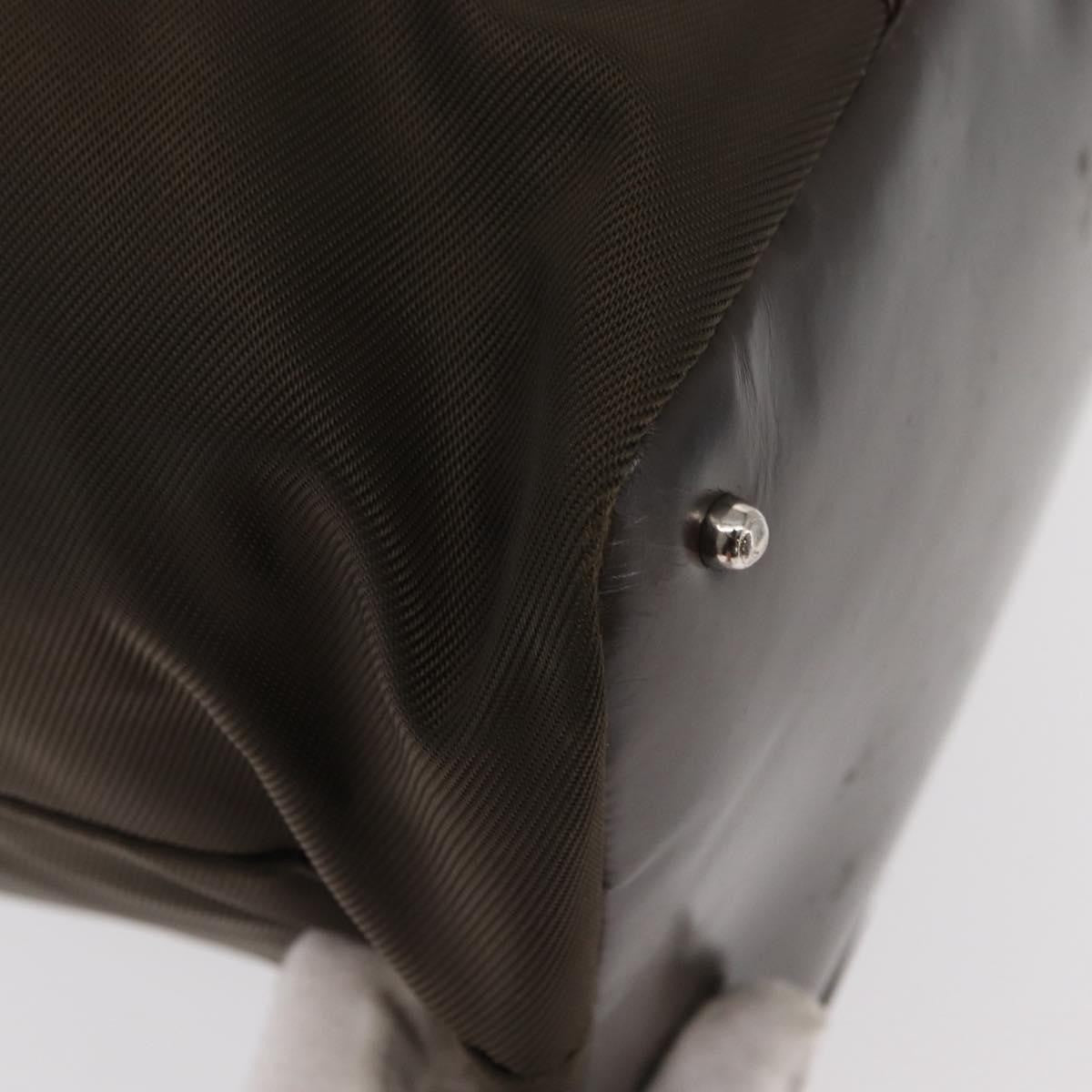 Gucci Bamboo tote bag Nylon, KHAKI, NYLON, Tote bag