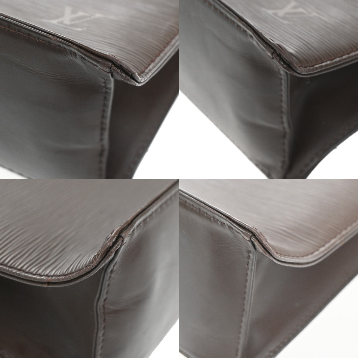 Louis Vuitton Sac Plat Bag Epi Leather, BROWN, LEATHER, Tote bag