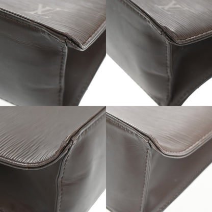 Louis Vuitton Sac Plat Bag Epi Leather, BROWN, LEATHER, Tote bag