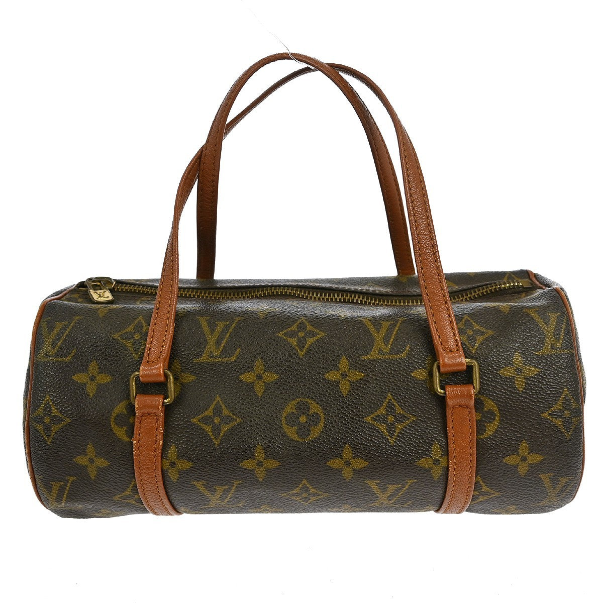 Louis Vuitton Papillon Handbag Monogram Canvas, BROWN, CANVAS, Handbag