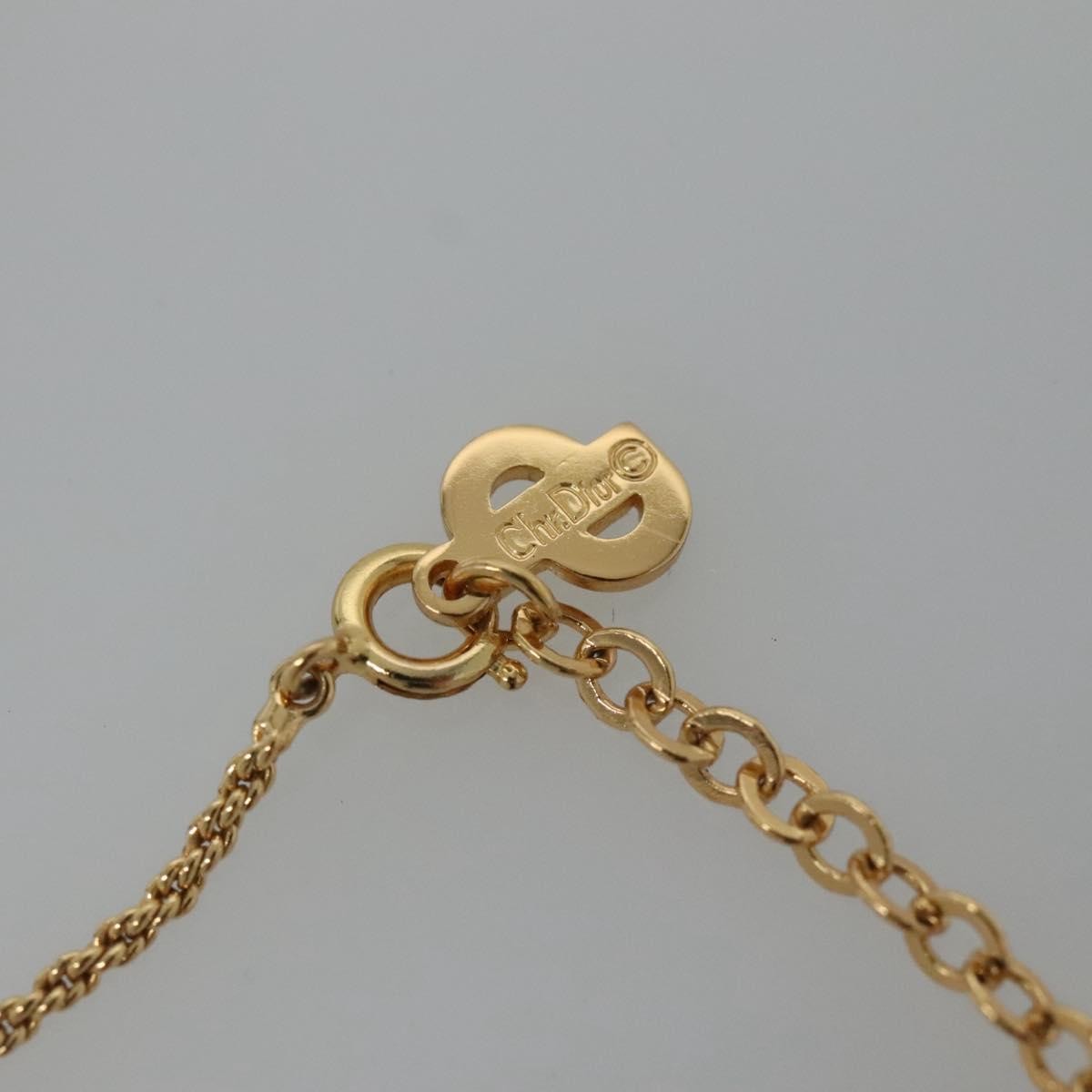 Christian Dior CD Logo necklace Metal, GOLD, METAL, Necklace