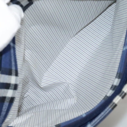 Burberry Nova Check Tote canvas check pattern, BLUE, CANVAS, Tote bag