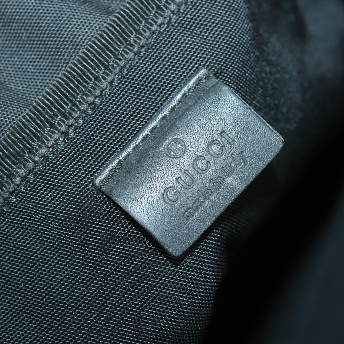 Gucci Travel Boston Bag Nylon, BLACK, NYLON, Travel bag