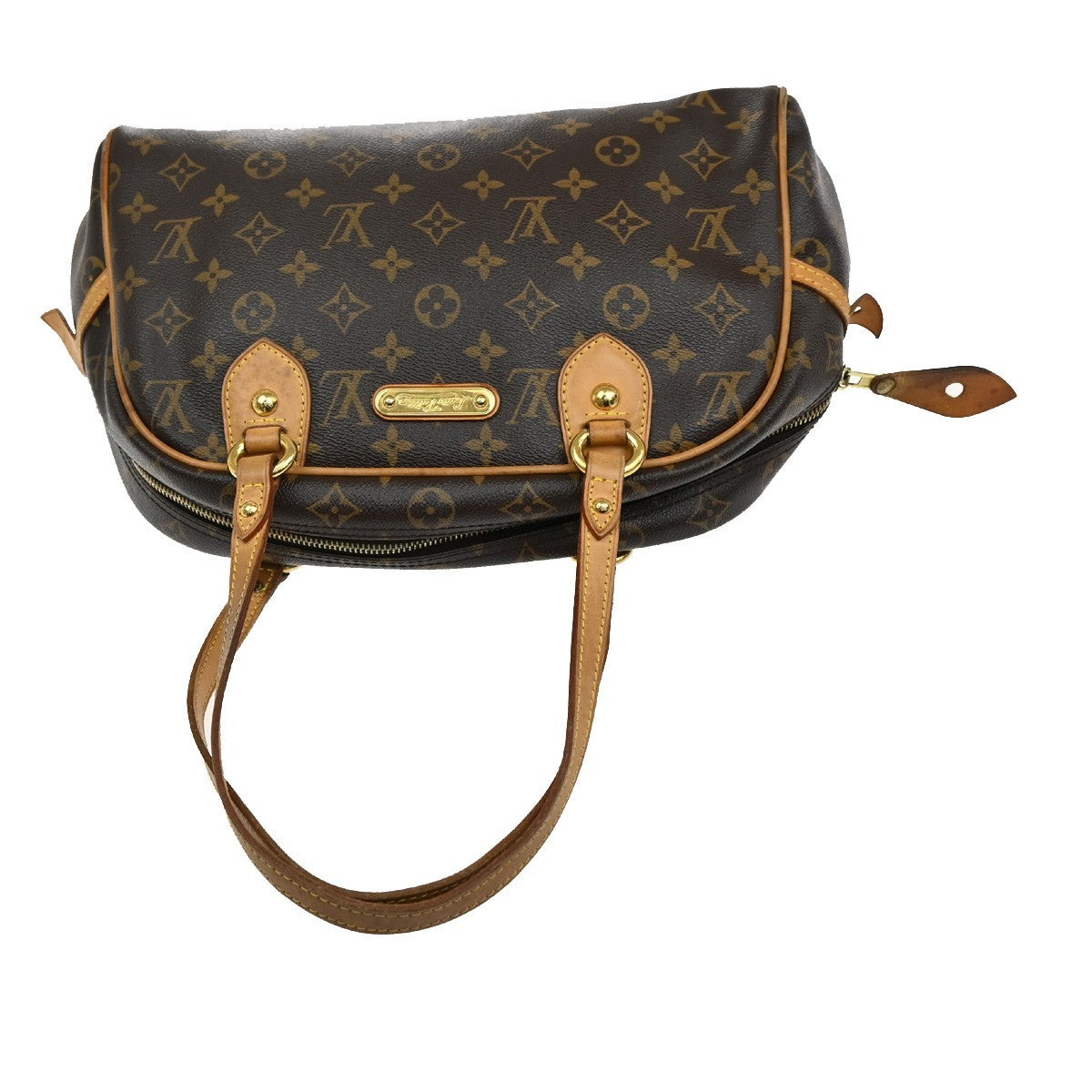 Louis Vuitton Montorgueil Handbag Monogram Canvas, BROWN, CANVAS, Shoulder bag