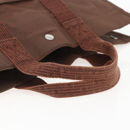 Hermes Fourre-tout Herline Fourre-tout Herline, BROWN, CANVAS, Tote bag