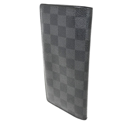 Louis Vuitton Brazza Long Bifold wallet Damier, BLACK, CANVAS, Wallets