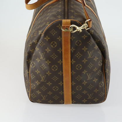 Louis Vuitton Keepall Bandouliere Bag Monogram Canvas, BROWN, CANVAS, Travel bag