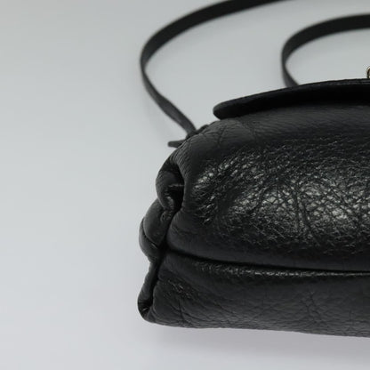 Chloe Lily Handbag Leather, BLACK, LEATHER, Handbag