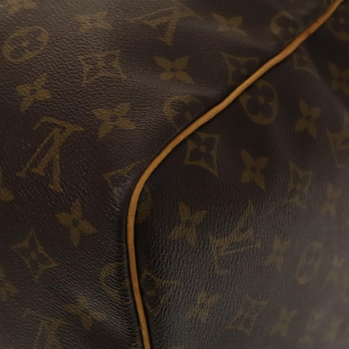 Louis Vuitton Keepall Bag Monogram Canvas, BROWN, CANVAS, Travel bag