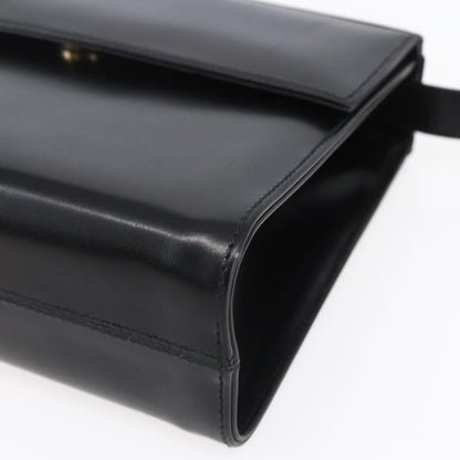 Salvatore Ferragamo Vala Shoulder Bag Leather, BLACK, LEATHER, Shoulder bag