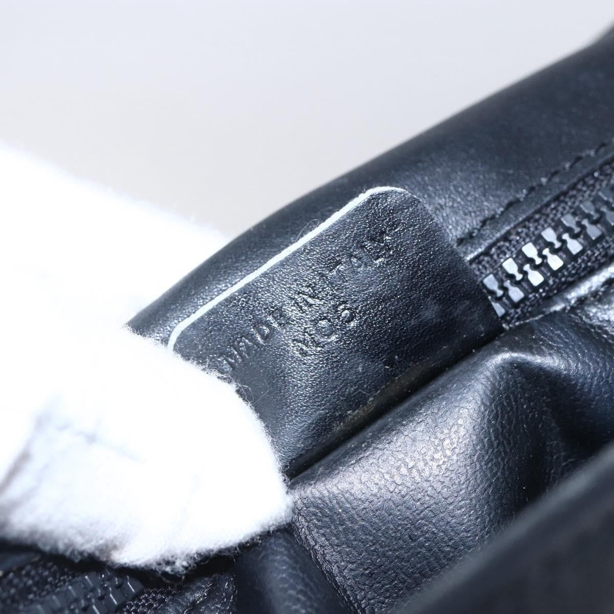 Celine Flap Shoulder Bag Leather, BLACK, LEATHER, Shoulder bag