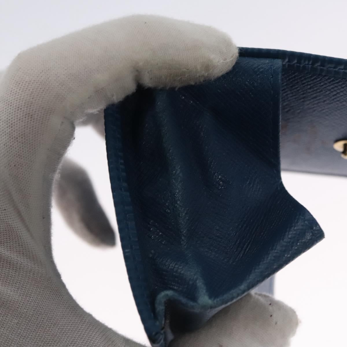 Louis Vuitton Porte Monnaie Boite Epi Leather, BLUE, LEATHER, Wallets