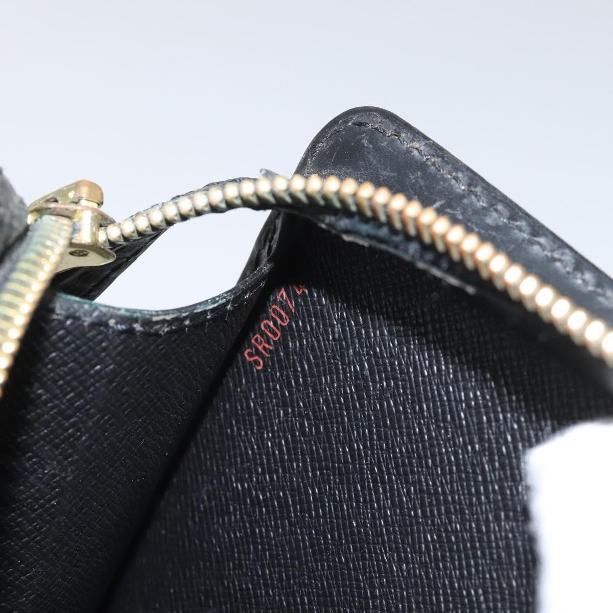 Louis Vuitton Pochette Homme Epi Leather, BLACK, LEATHER, Clutche & pouche