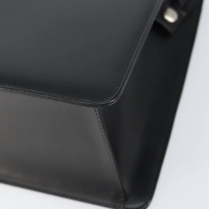 Burberry Vintage Handbag Leather, BLACK, LEATHER, Handbag