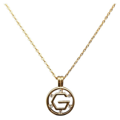 Givenchy Logo G Necklace Metal, GOLD, METAL, Necklace