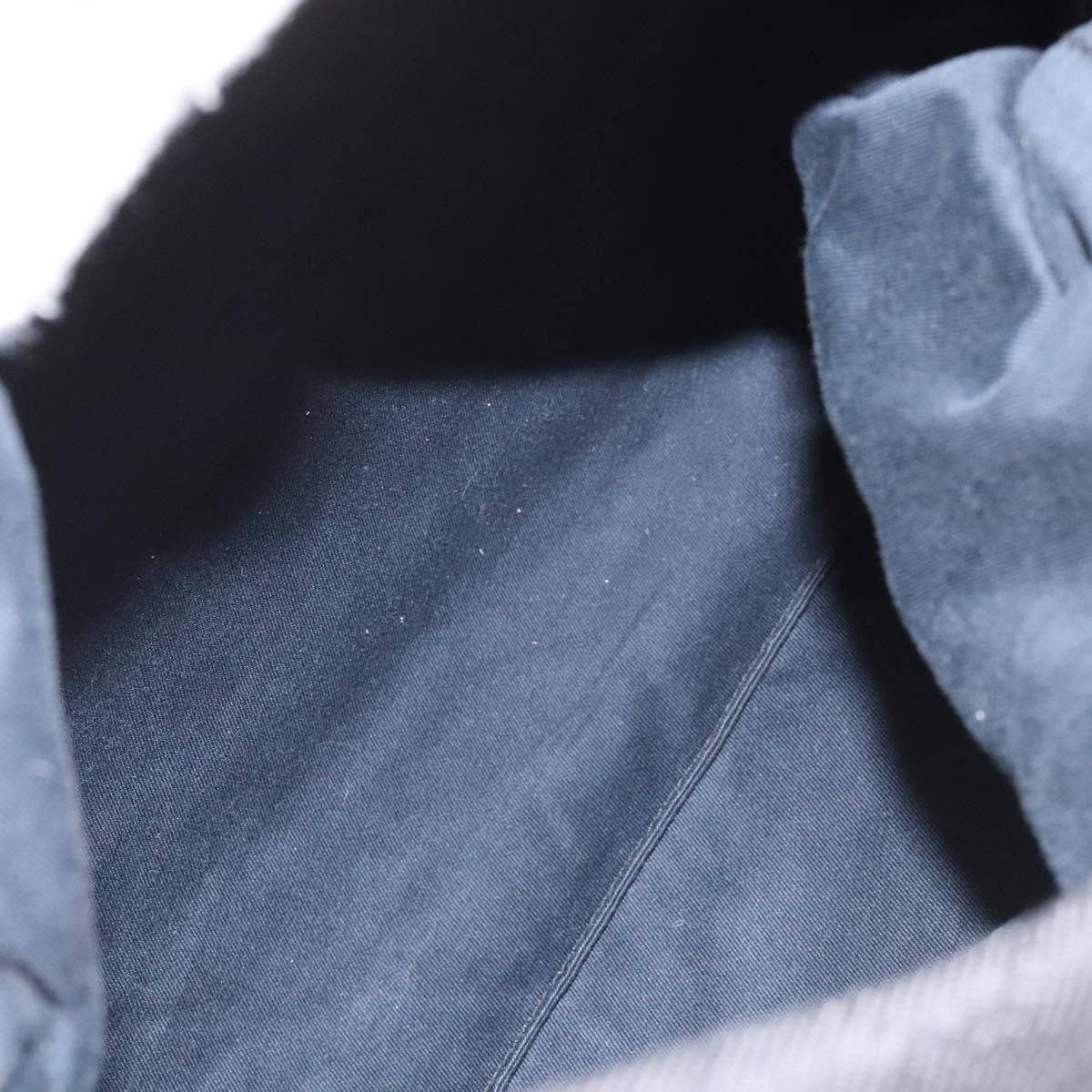 Gucci Vintage Shoulder Bag GG Canvas and Leather, BLACK, CANVAS, Shoulder bag