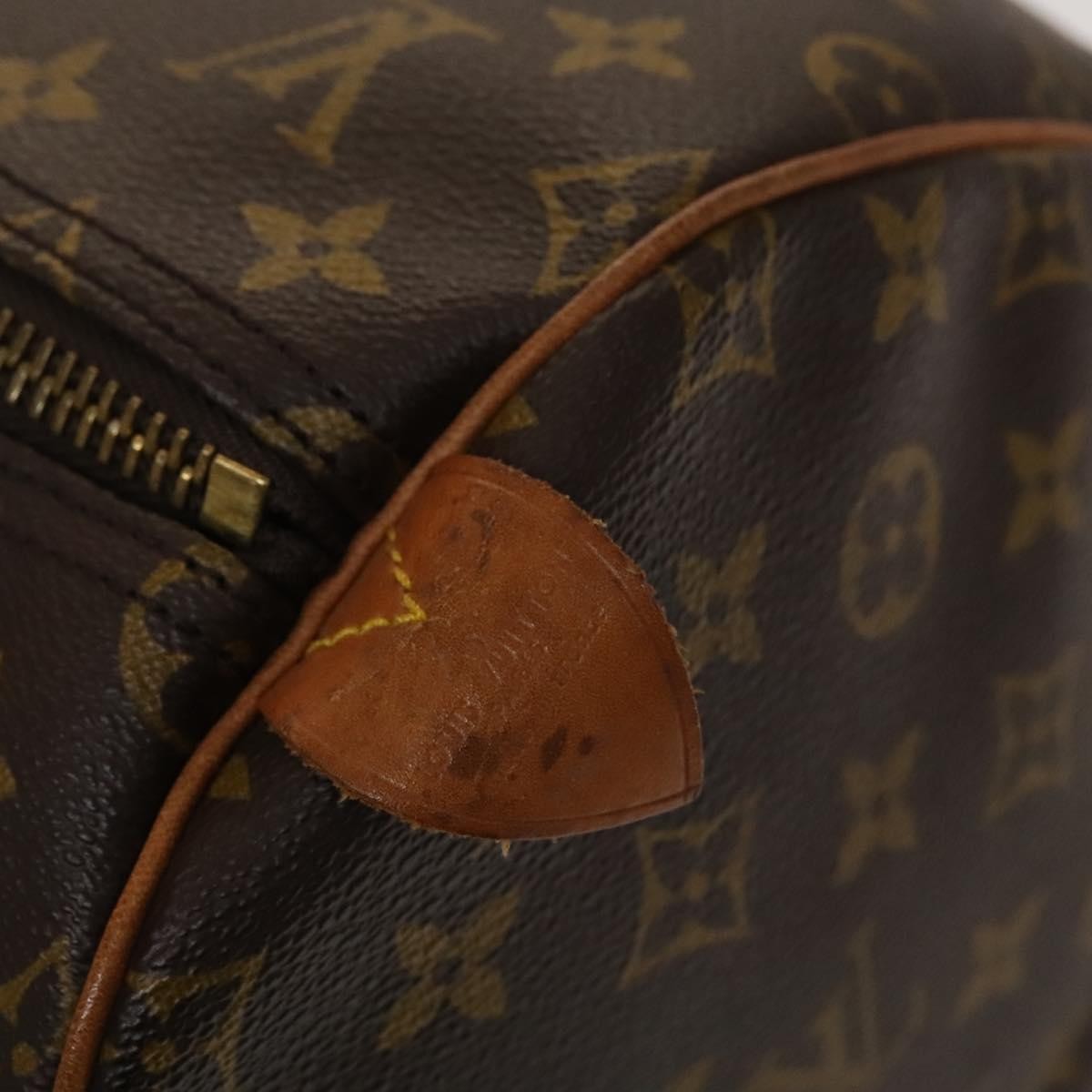 Louis Vuitton Keepall Bag Monogram Canvas, BROWN, CANVAS, Travel bag
