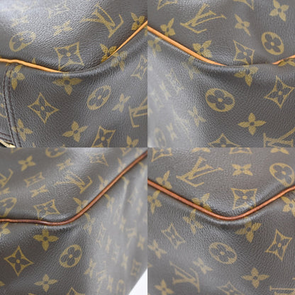 Louis Vuitton Deauville Handbag Monogram Canvas, BROWN, CANVAS, Handbag