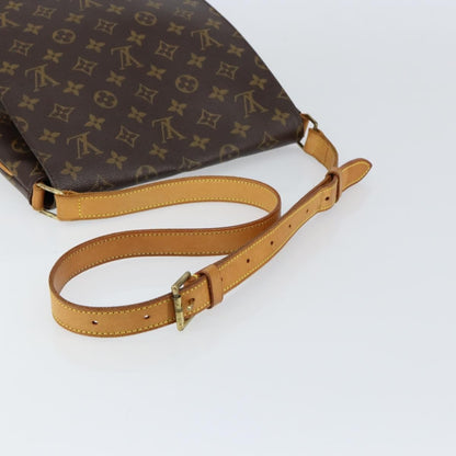 Louis Vuitton Musette Handbag Monogram Canvas, BROWN, CANVAS, Shoulder bag