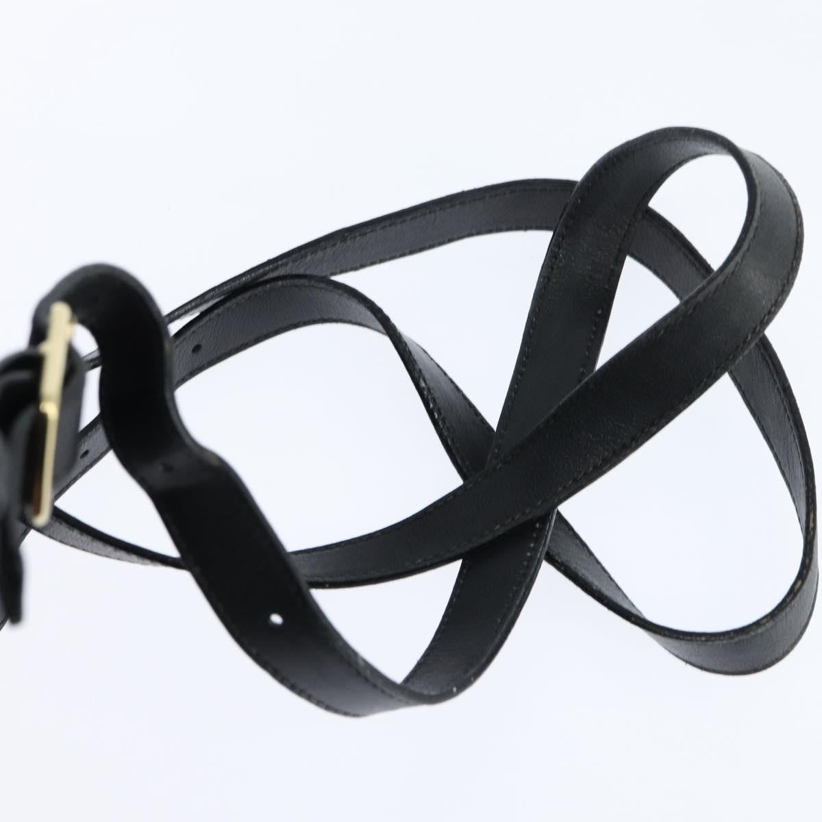 Gucci Vintage Bamboo Backpack Leather, BLACK, LEATHER, Backpack