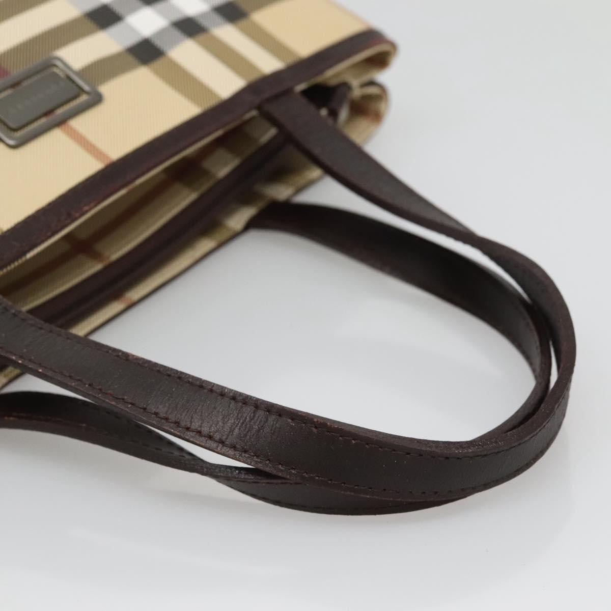 Burberry Nova Check Handbag Nova Check Canvas, BEIGE, CANVAS, Handbag