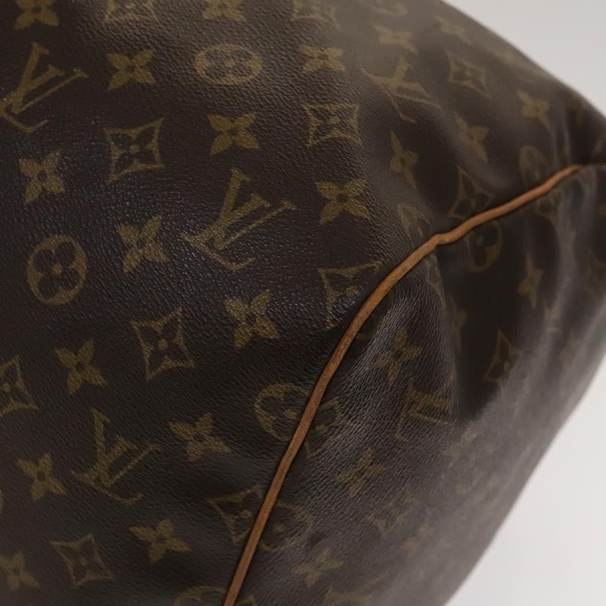 Louis Vuitton Keepall Bag Monogram Canvas, BROWN, CANVAS, Travel bag