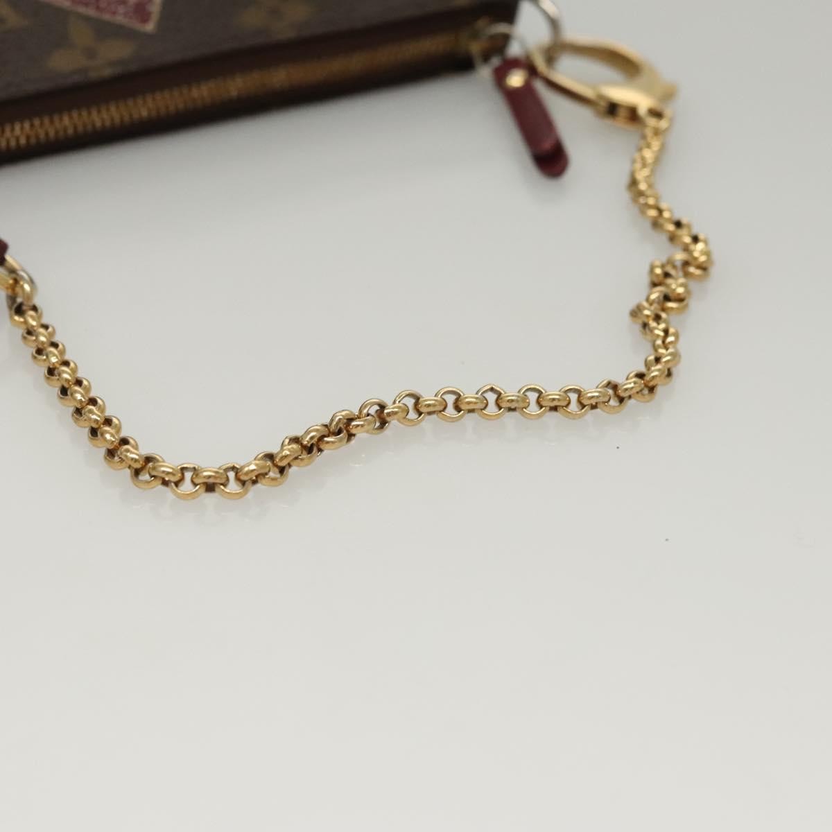 Louis Vuitton Pochette Accessoires Monogram Canvas, BROWN, CANVAS, Clutche & pouche