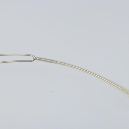 Chanel Logo CC Sunglasses Metal, SILVER, METAL, Sunglasse