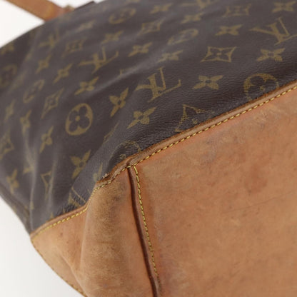 Louis Vuitton Cabas Mezzo Monogram Canvas, BROWN, CANVAS, Tote bag