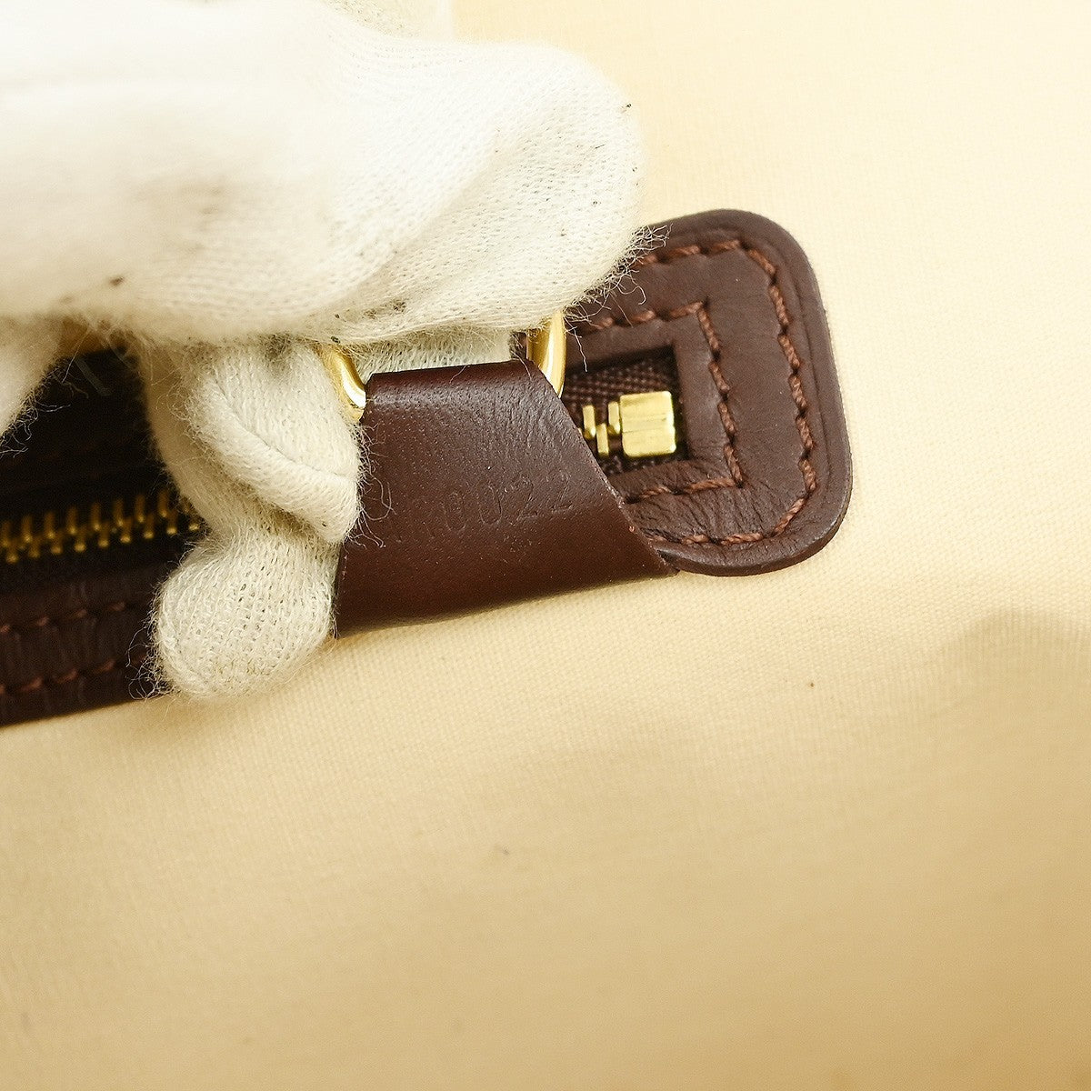 Louis Vuitton Alma Handbag Mini Lin, RED, CANVAS, Handbag