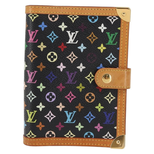 Louis Vuitton Agenda Cover Canvas Multicolor, BLACK, CANVAS, Toiletry Case