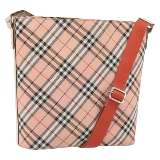 Burberry Nova check Shoulder bag Canvas, PINK, CANVAS, Shoulder bag