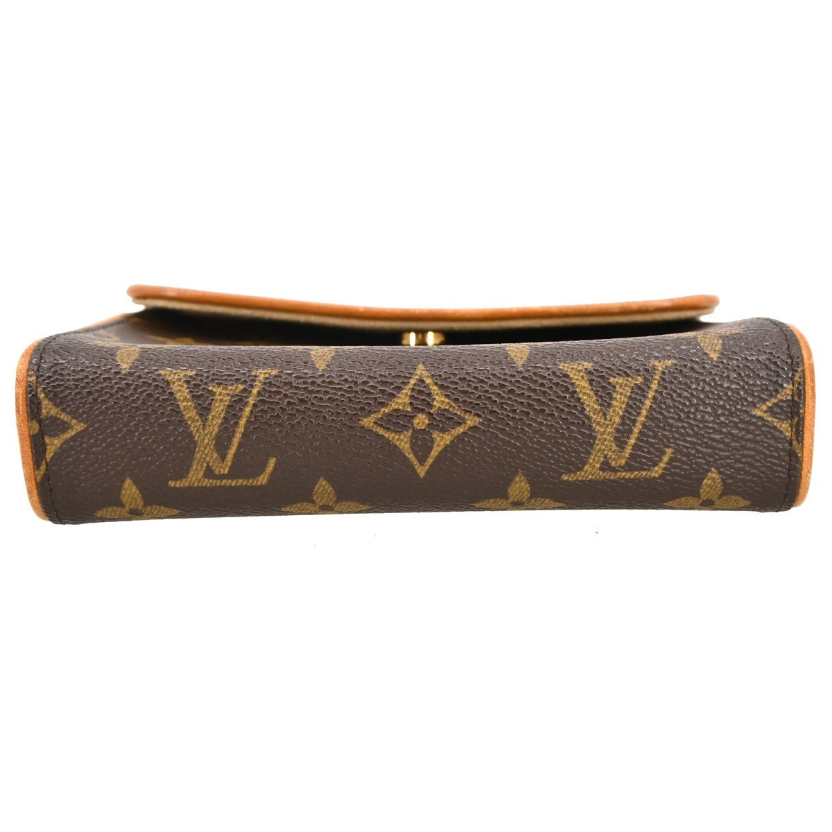 Louis Vuitton Florentine Pochette Monogram Canvas, Brown, Canvas, Clutch