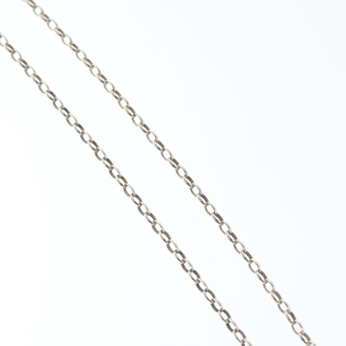 Gucci Engraved Interlocking G Chain Link Pendant Necklace Sterling Silver, SILVER, SILVER, Necklace