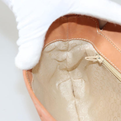 Celine Vintage Macadam Shoulder Bag Canvas and Leather, PINK, CANVAS, Shoulder bag