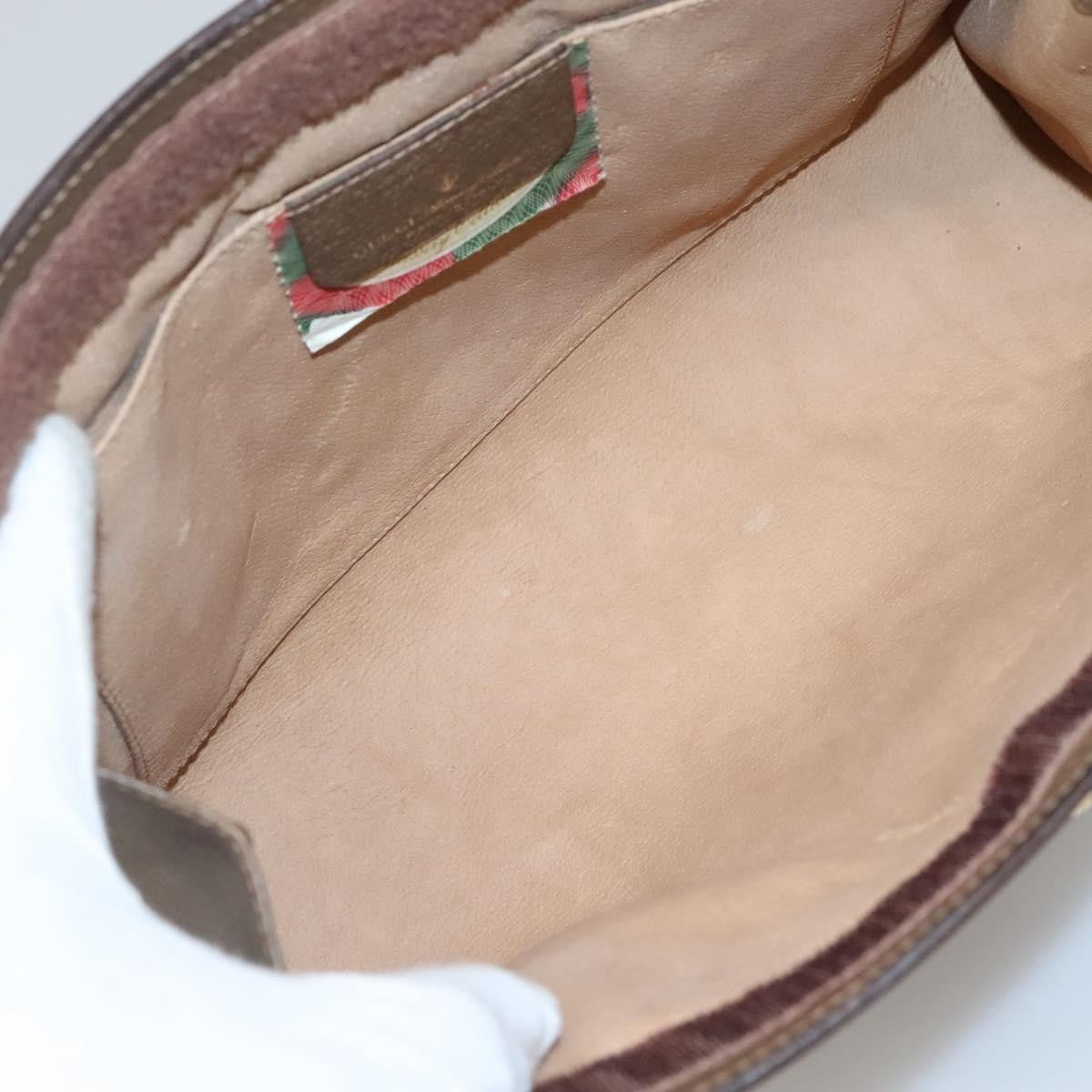 Gucci Vintage old clutch Canvas, BEIGE, PVC, Clutche & pouche