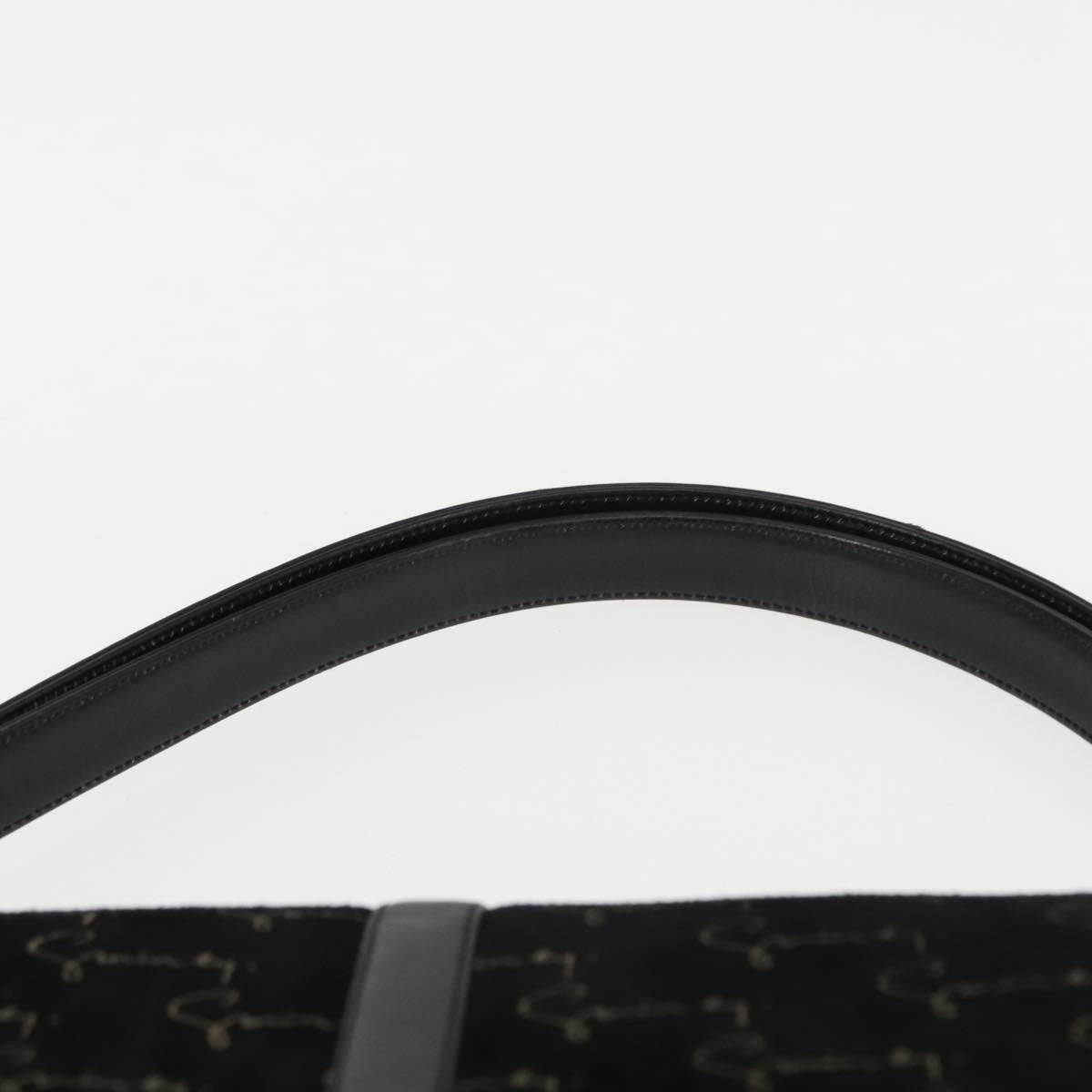 Givenchy Vintage 4G shoulder bag Suede, BLACK, SUEDE, Shoulder bag