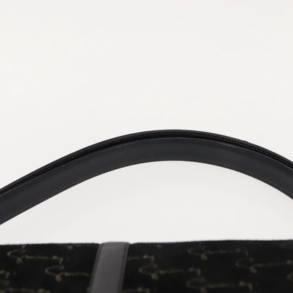 Givenchy Vintage 4G shoulder bag Suede, BLACK, SUEDE, Shoulder bag