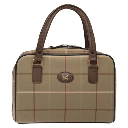 Burberry Nova Check Handbag Nova Check Canvas, BEIGE, CANVAS, Handbag