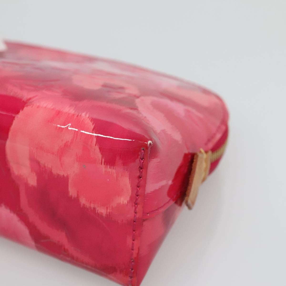 Louis Vuitton Cosmetic Case Limited Edition Monogram Vernis Ikat, PINK, PATENT_LEATHER, Toiletry Case
